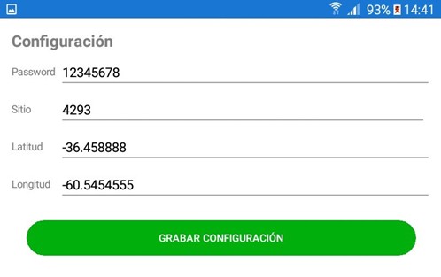 Ejemplo de fichada con QR